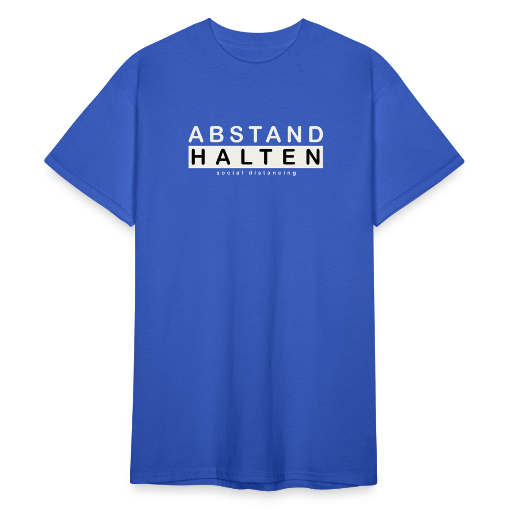 SSW2217 Abstand halten - Königsblau