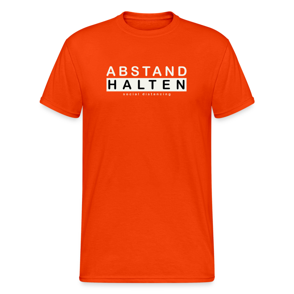 SSW2217 Abstand halten - kräftig Orange