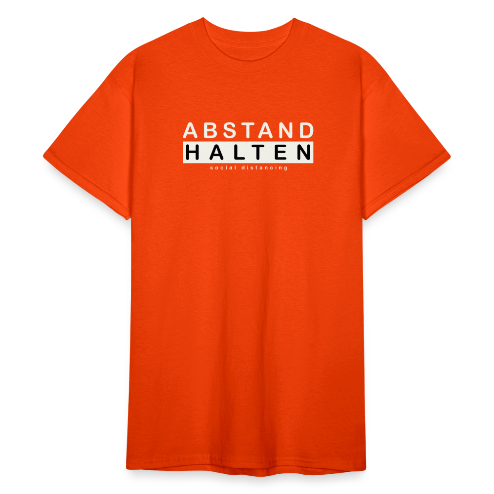 SSW2217 Abstand halten - kräftig Orange