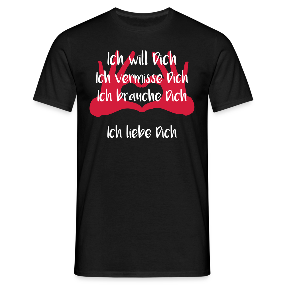 Ich liebe Dich - Schwarz