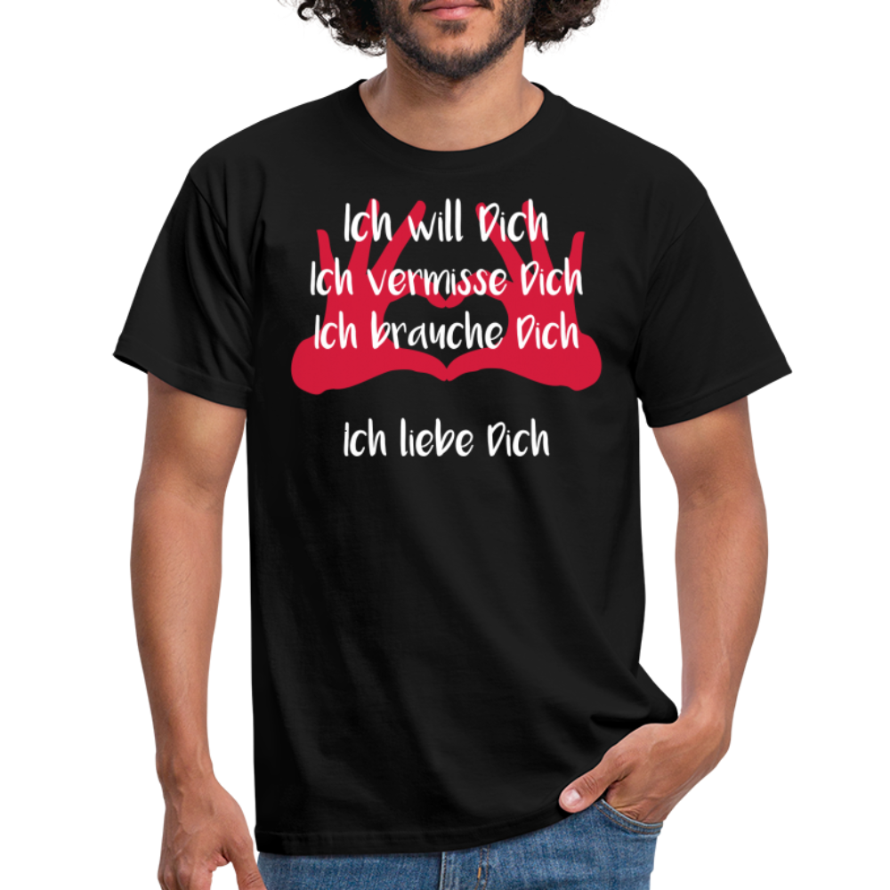 Ich liebe Dich - Schwarz