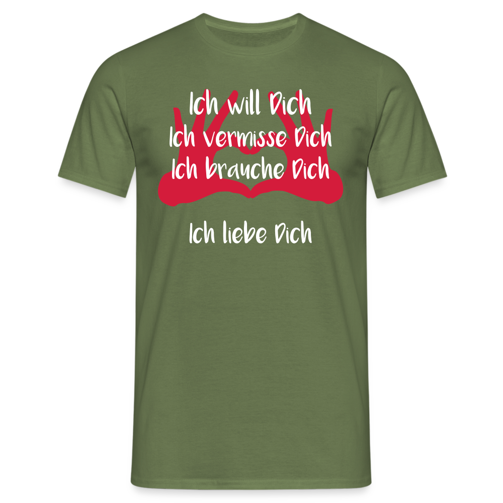 Ich liebe Dich - Militärgrün