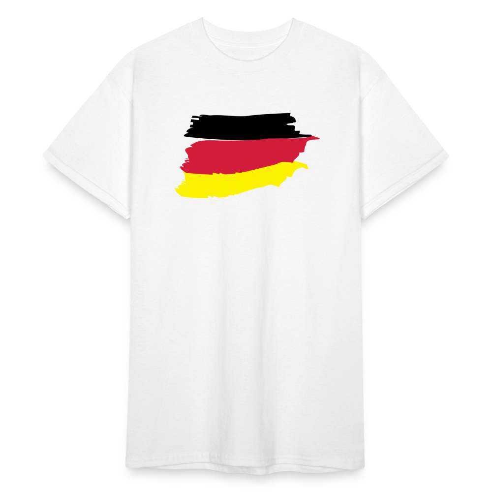 Tshirt Deutschland Flagge - weiß