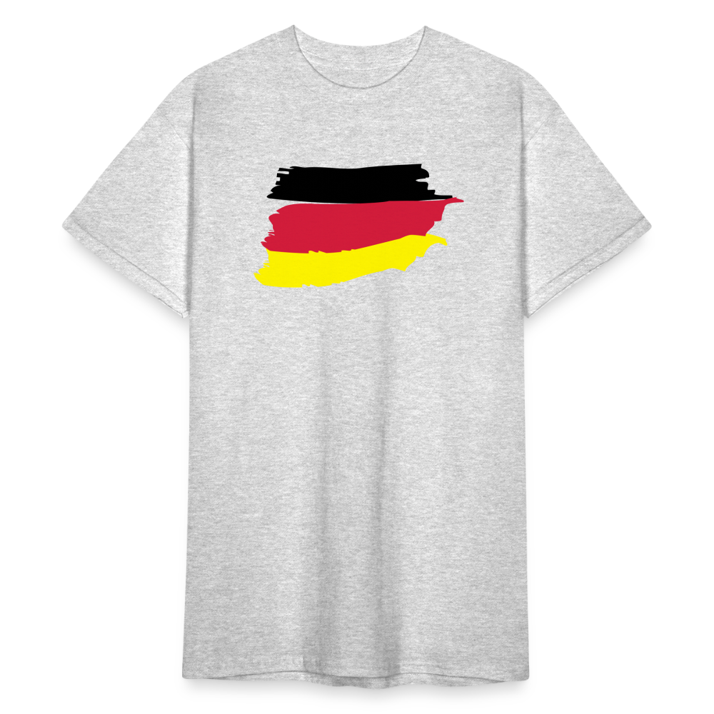 Tshirt Deutschland Flagge - Grau meliert