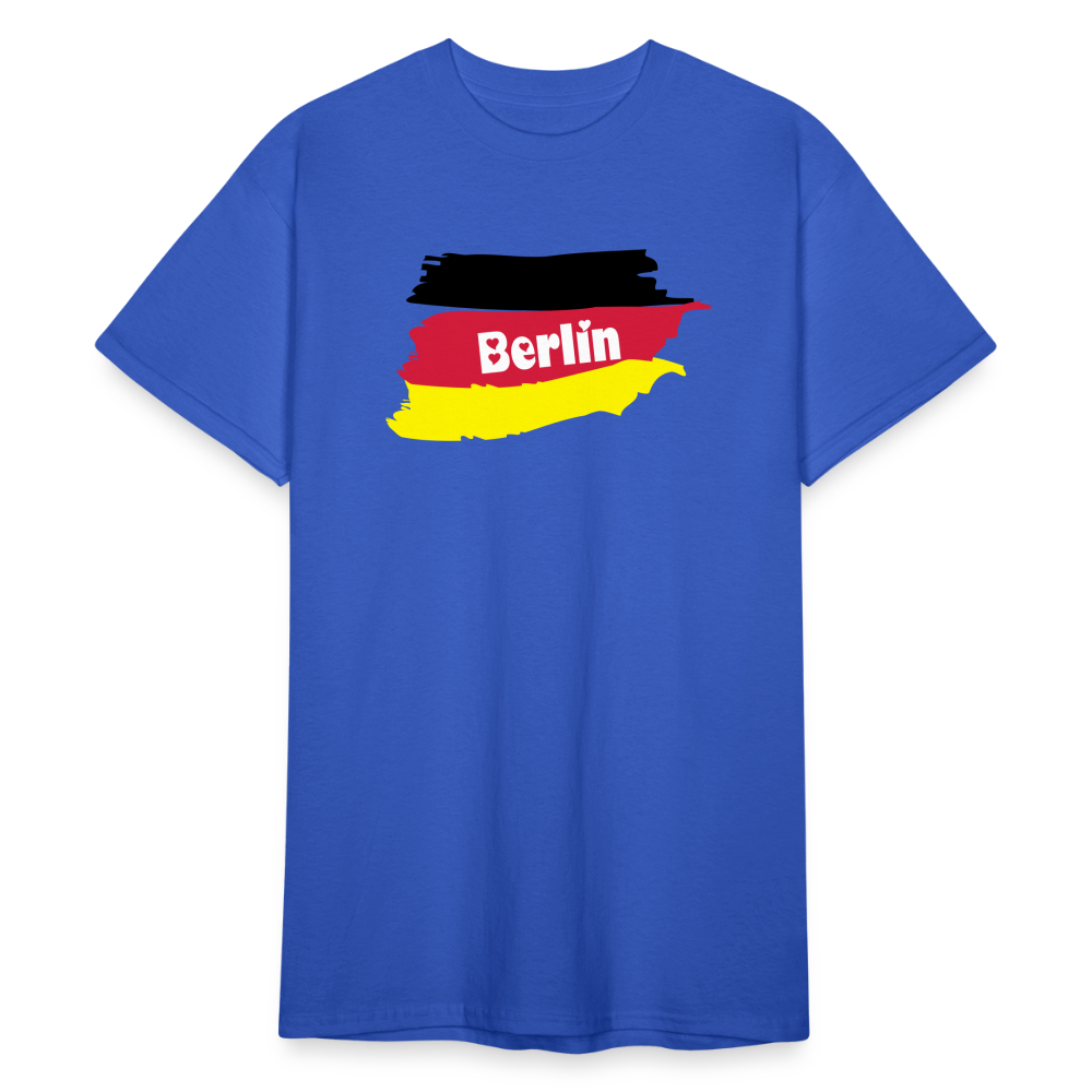 Tshirt Deutschland Berlin Flagge - Königsblau