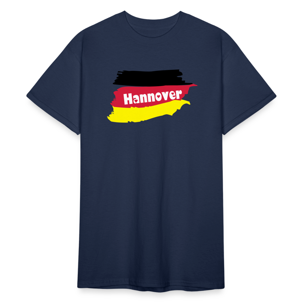 Tshirt Deutschland Hannover Flagge - Navy