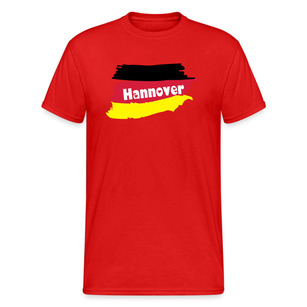 Tshirt Deutschland Hannover Flagge - Rot