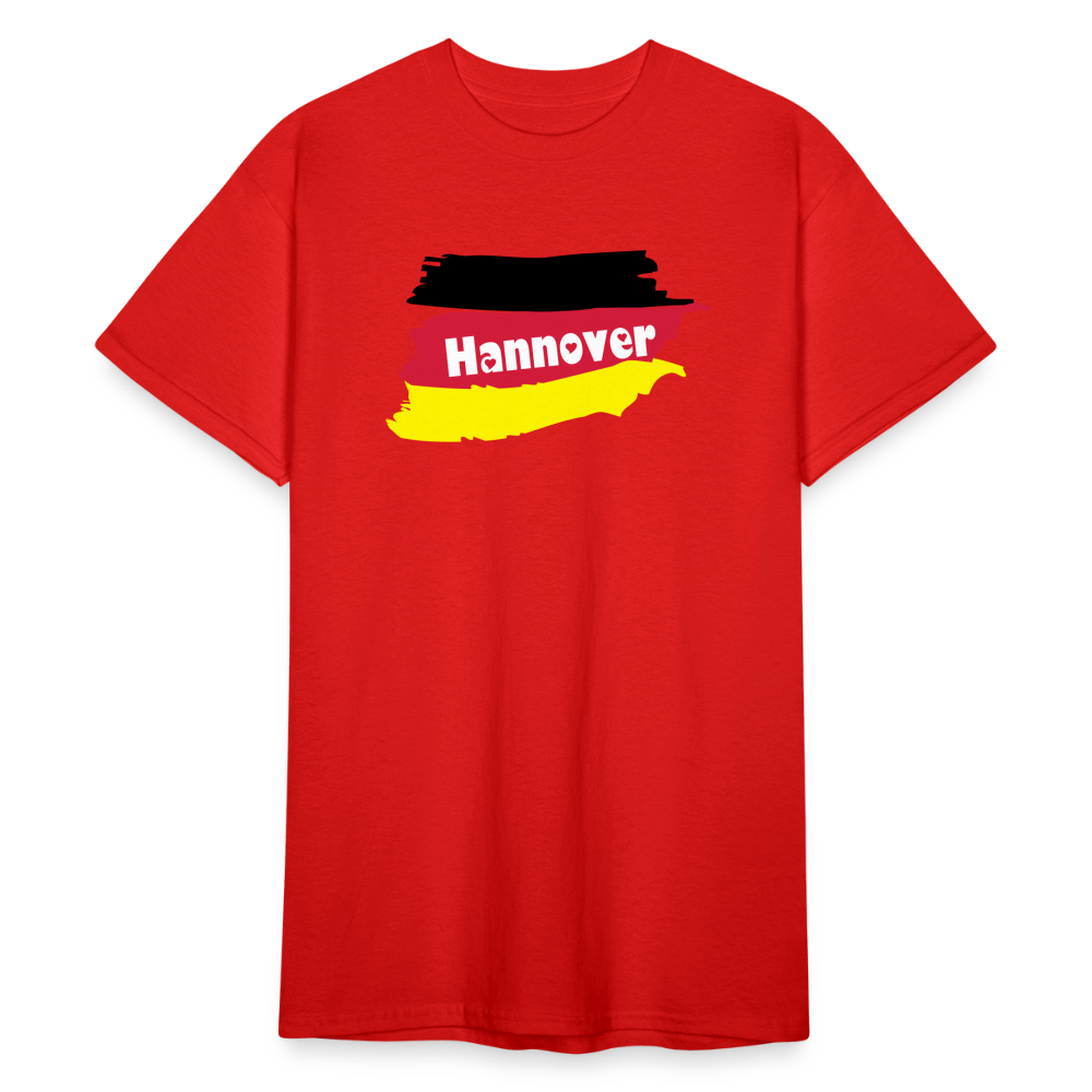 Tshirt Deutschland Hannover Flagge - Rot