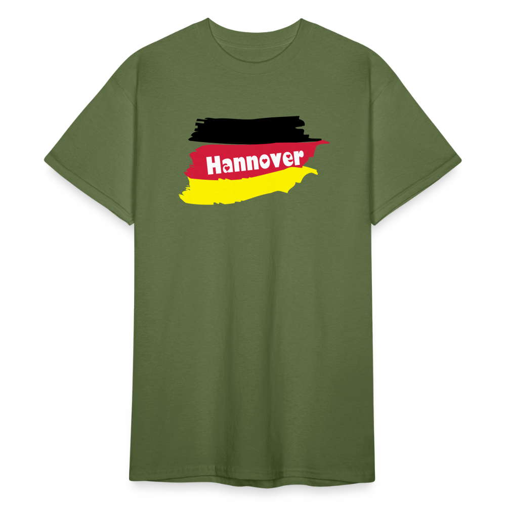 Tshirt Deutschland Hannover Flagge - Militärgrün