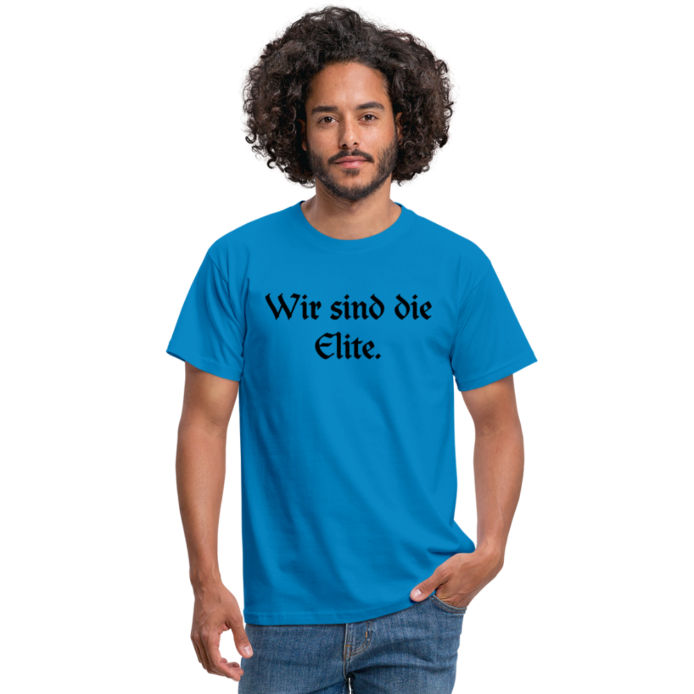 Wir sind die Elite. - Royalblau