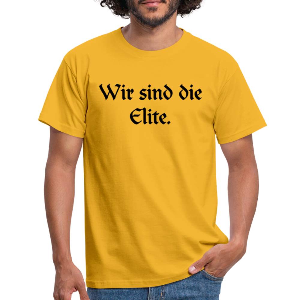 Wir sind die Elite. - Gelb