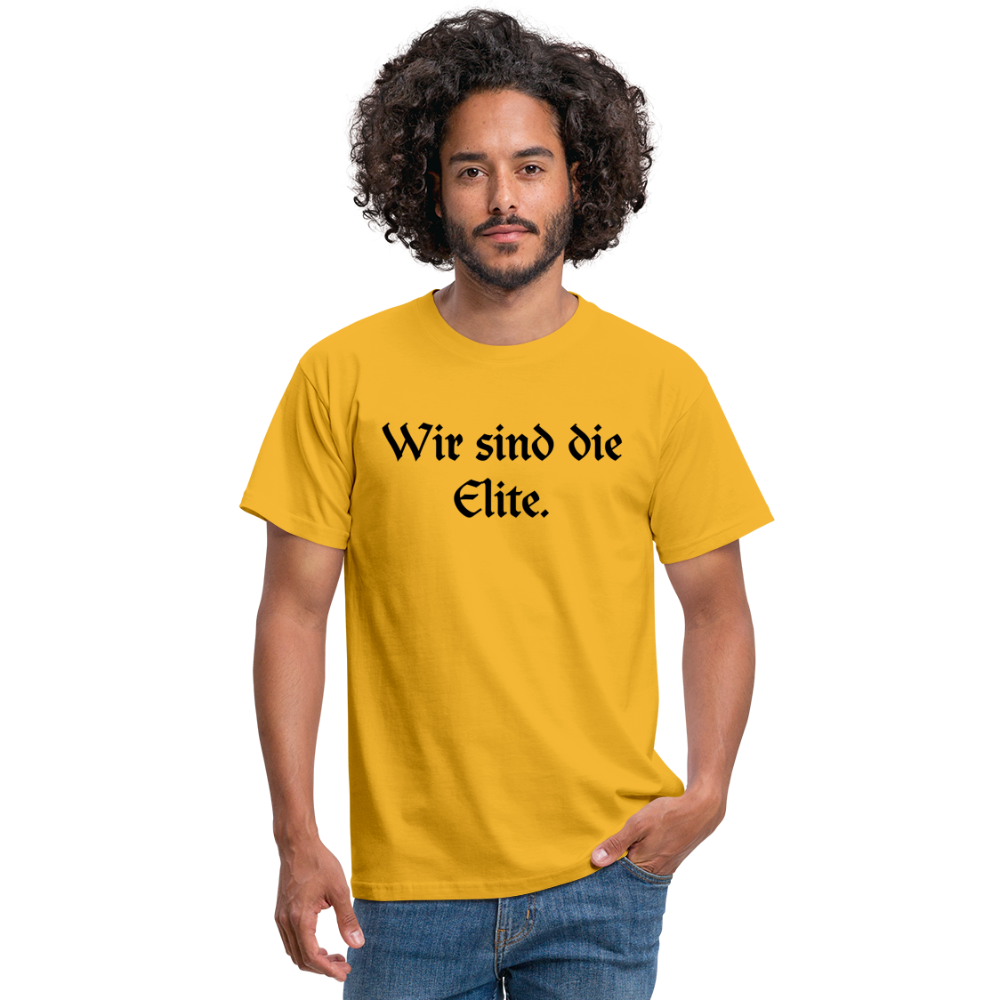 Wir sind die Elite. - Gelb