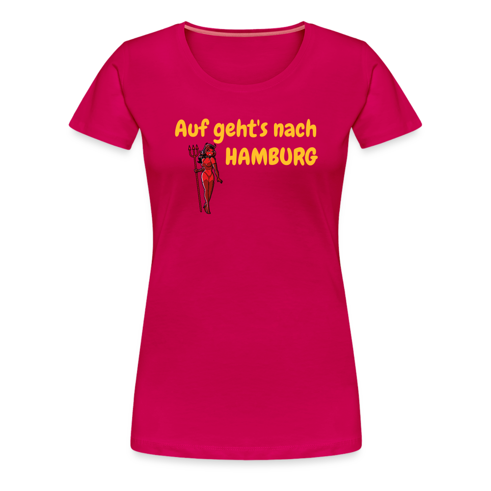 Auf geht's nach HAMBURG - dunkles Pink