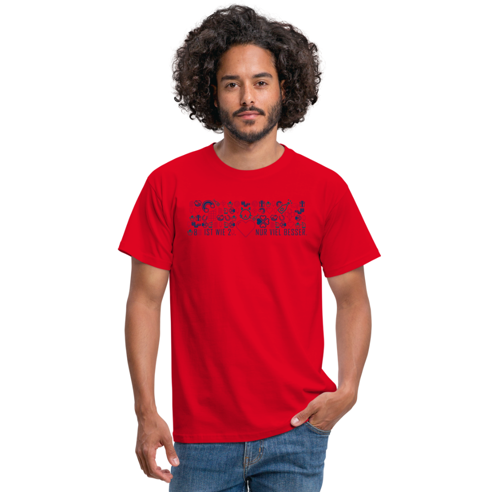 Tshirt 80 ist wie 20 nur viel besser - Rot