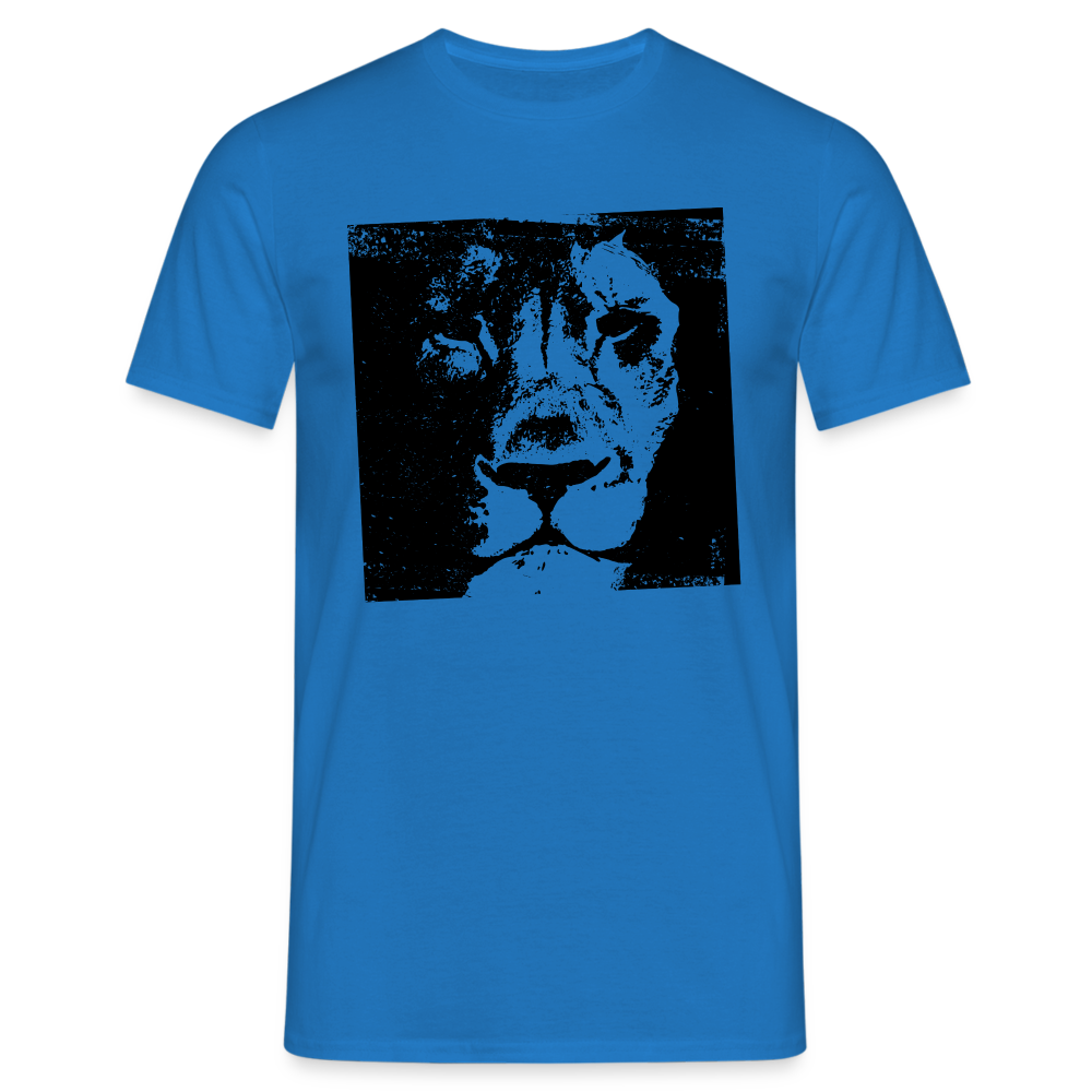 Tshirt Löwe - Royalblau