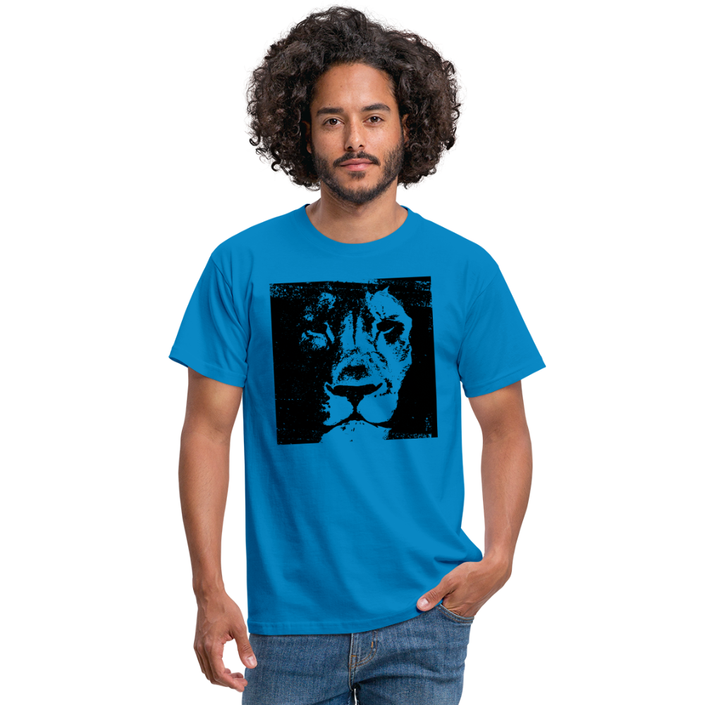 Tshirt Löwe - Royalblau