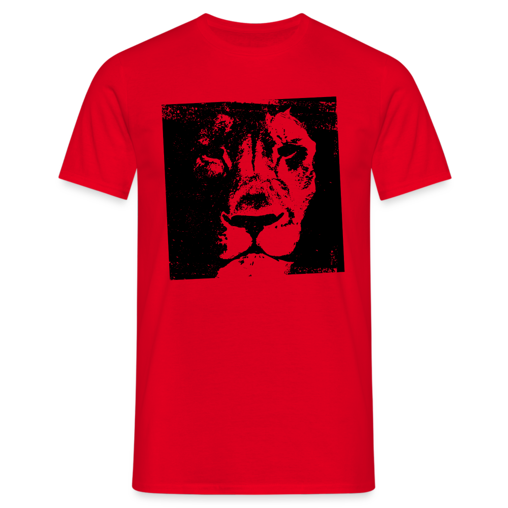 Tshirt Löwe - Rot