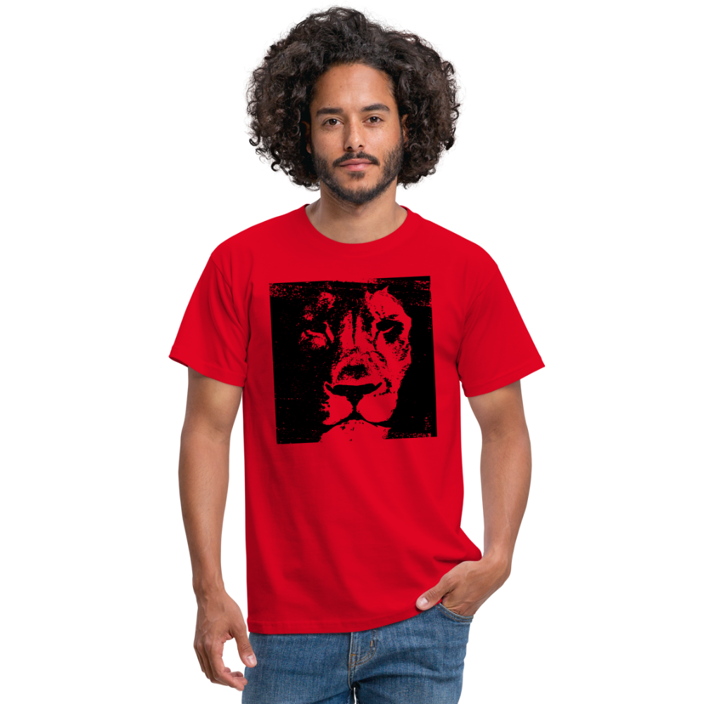 Tshirt Löwe - Rot