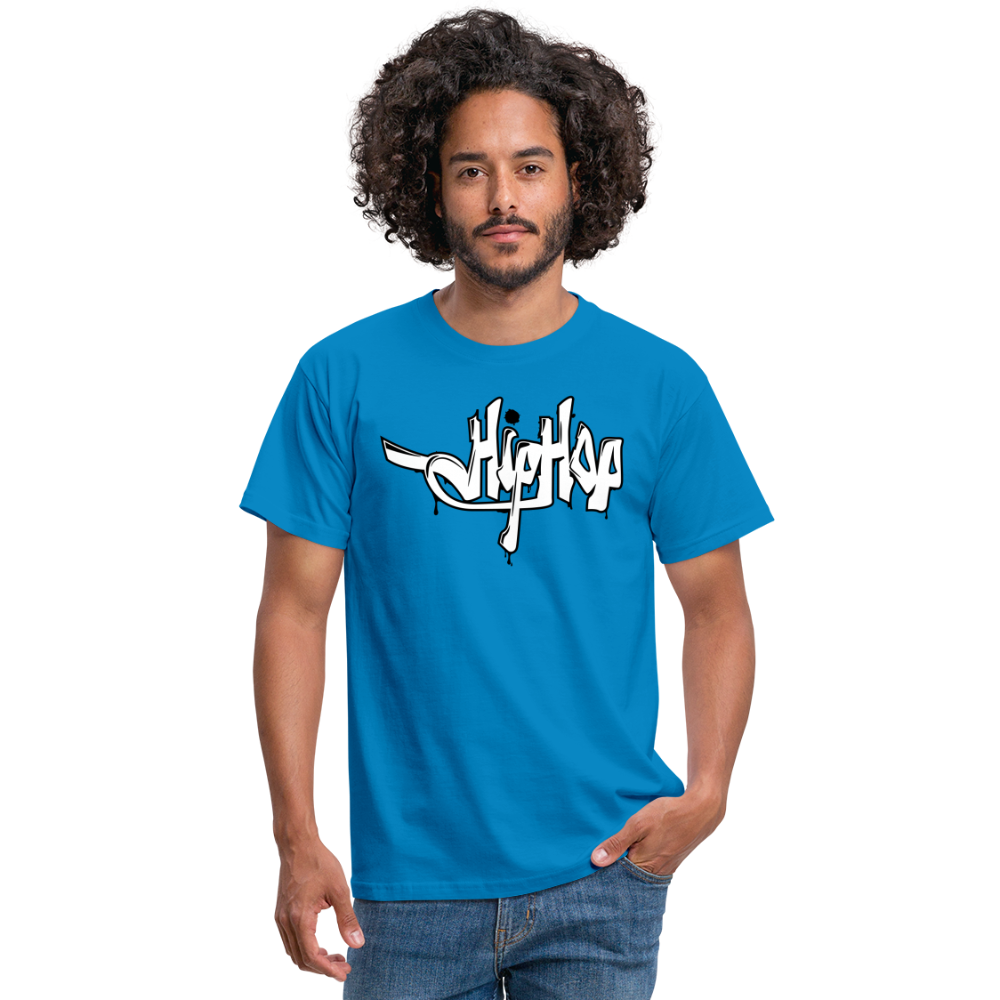 Tshirt Hip-Hop-Graffiti - Royalblau