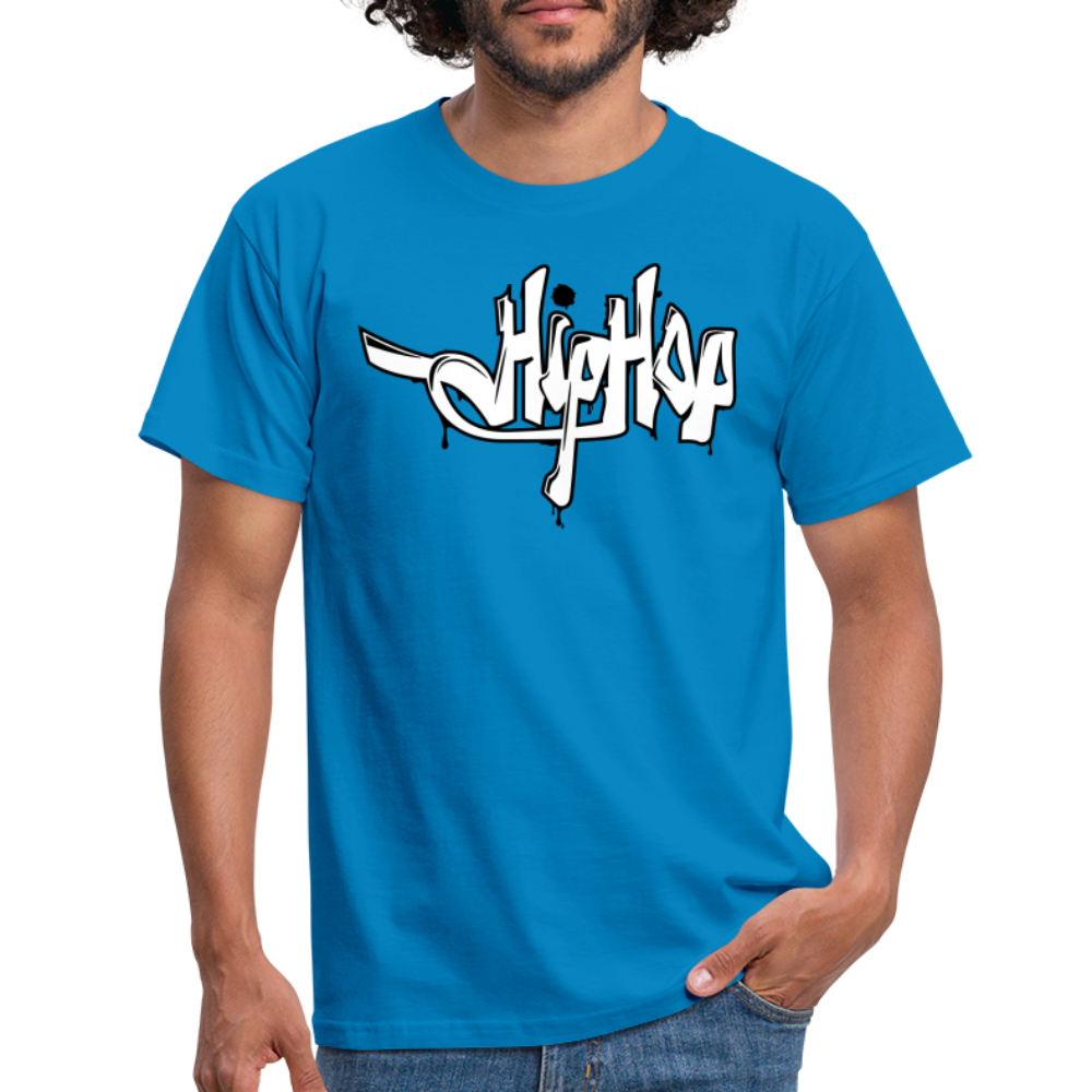 Tshirt Hip-Hop-Graffiti - Royalblau