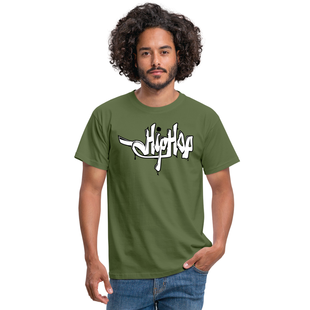 Tshirt Hip-Hop-Graffiti - Militärgrün