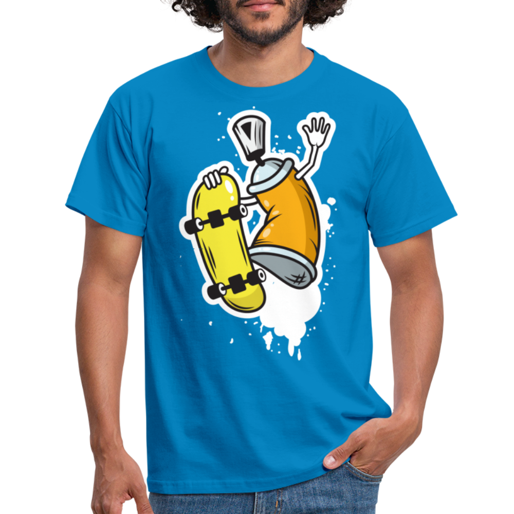 SSW1379 Tshirt Kann mit Skateboard - Royalblau