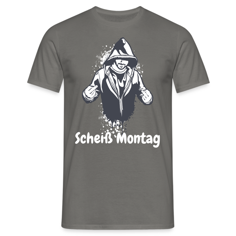 SSW1397 Tshirt Scheiß Montag - Graphit