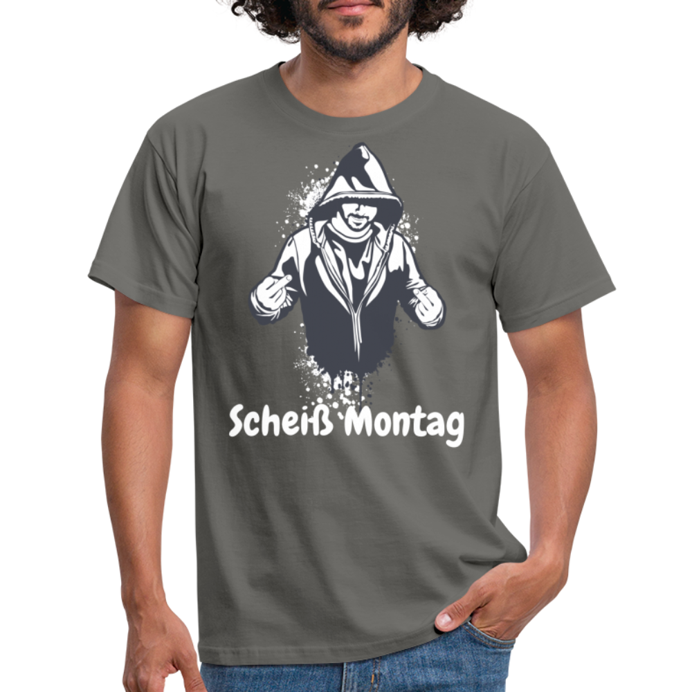 SSW1397 Tshirt Scheiß Montag - Graphit