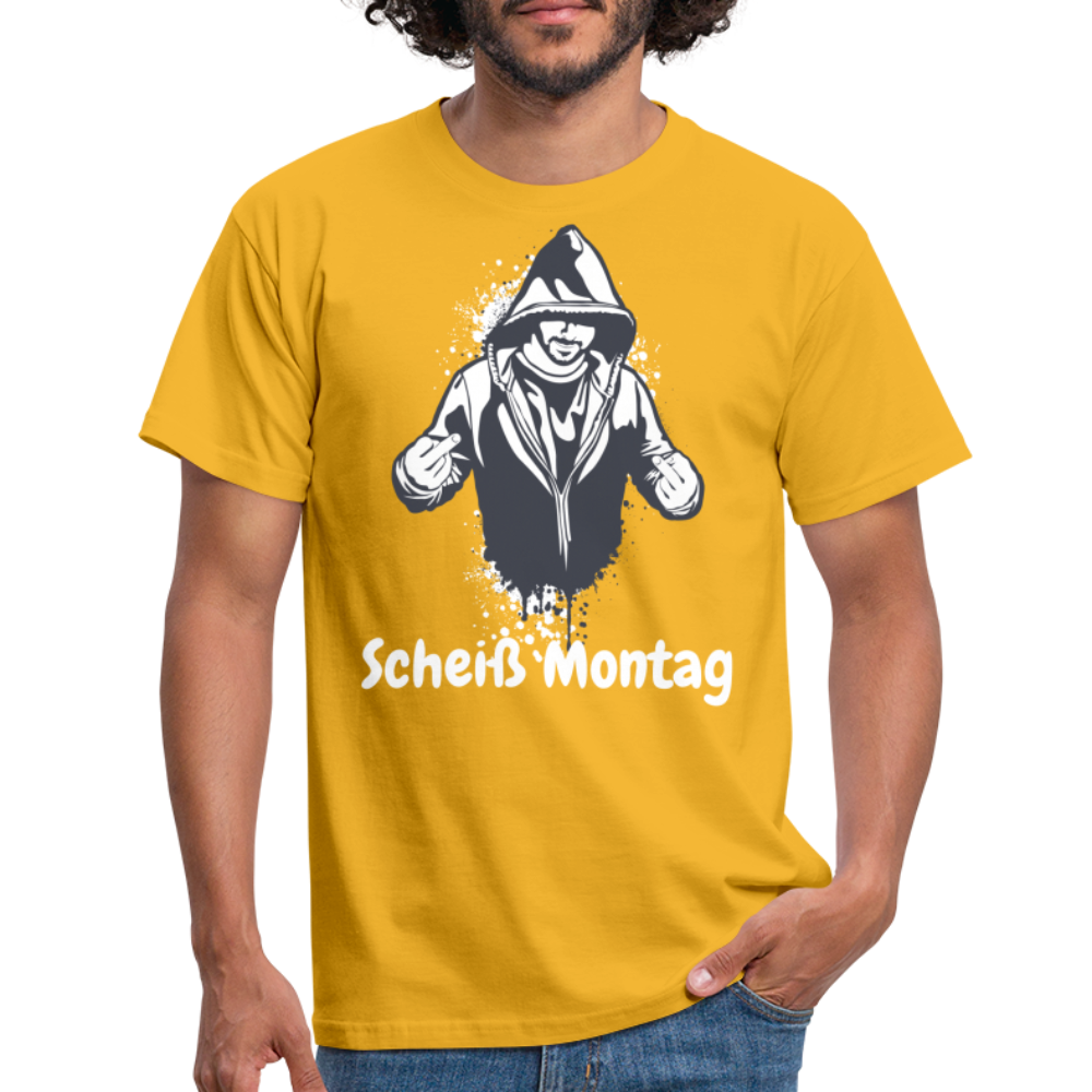 SSW1397 Tshirt Scheiß Montag - Gelb