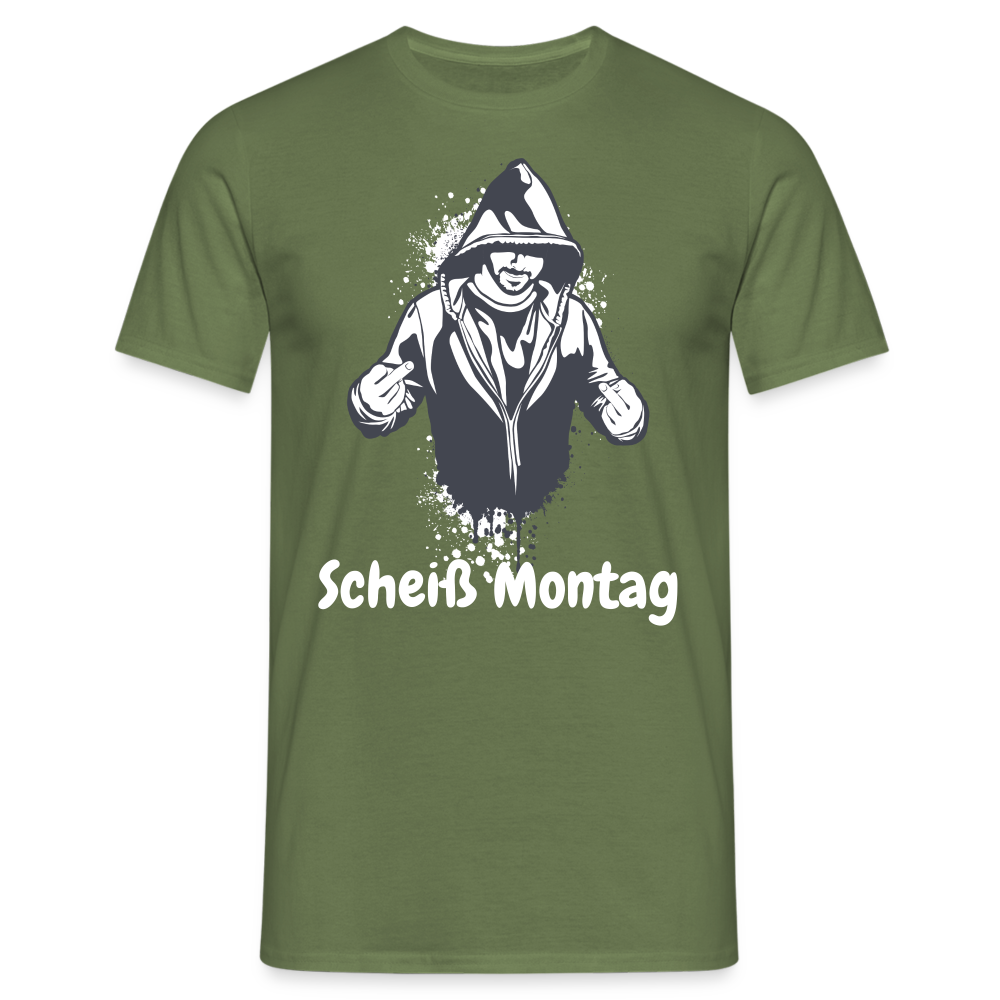 SSW1397 Tshirt Scheiß Montag - Militärgrün