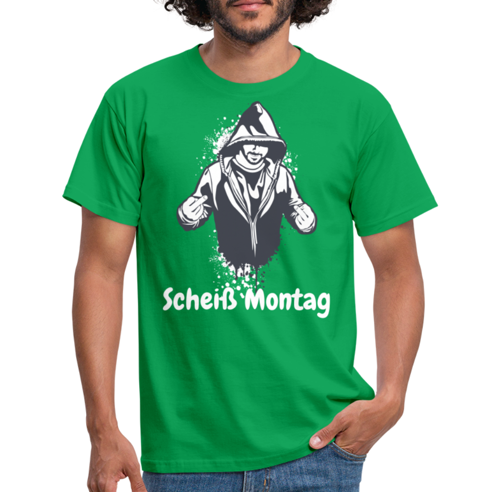 SSW1397 Tshirt Scheiß Montag - Kelly Green