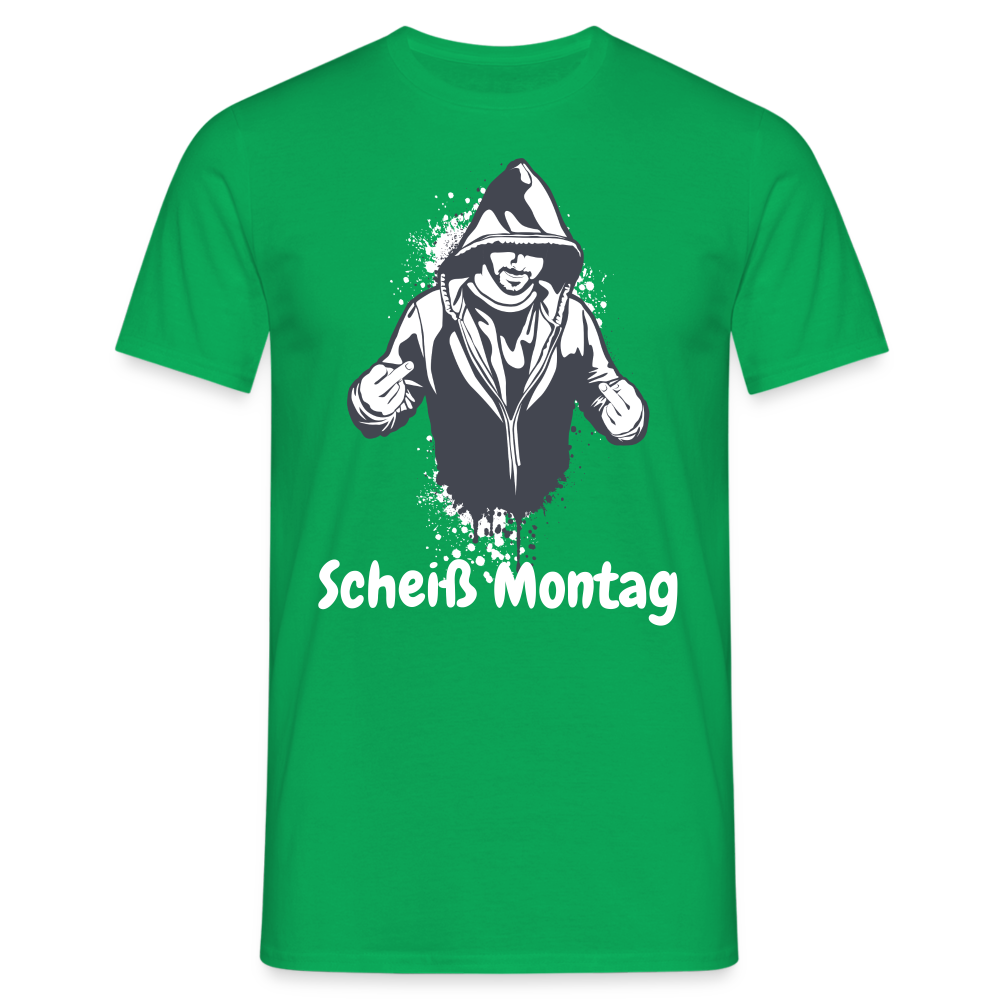 SSW1397 Tshirt Scheiß Montag - Kelly Green