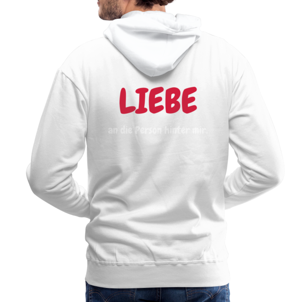 SSW1423 Hoodie LIEBE an die Person hinter mir - weiß