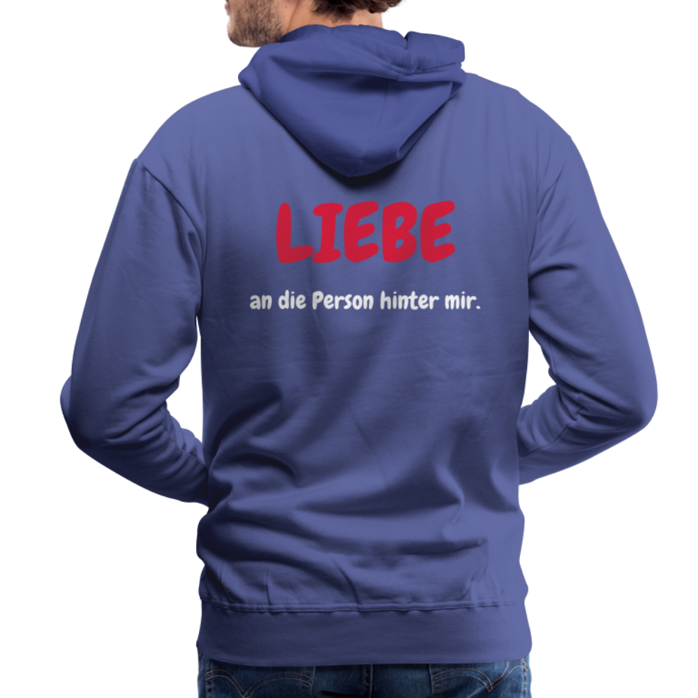 SSW1423 Hoodie LIEBE an die Person hinter mir - Königsblau