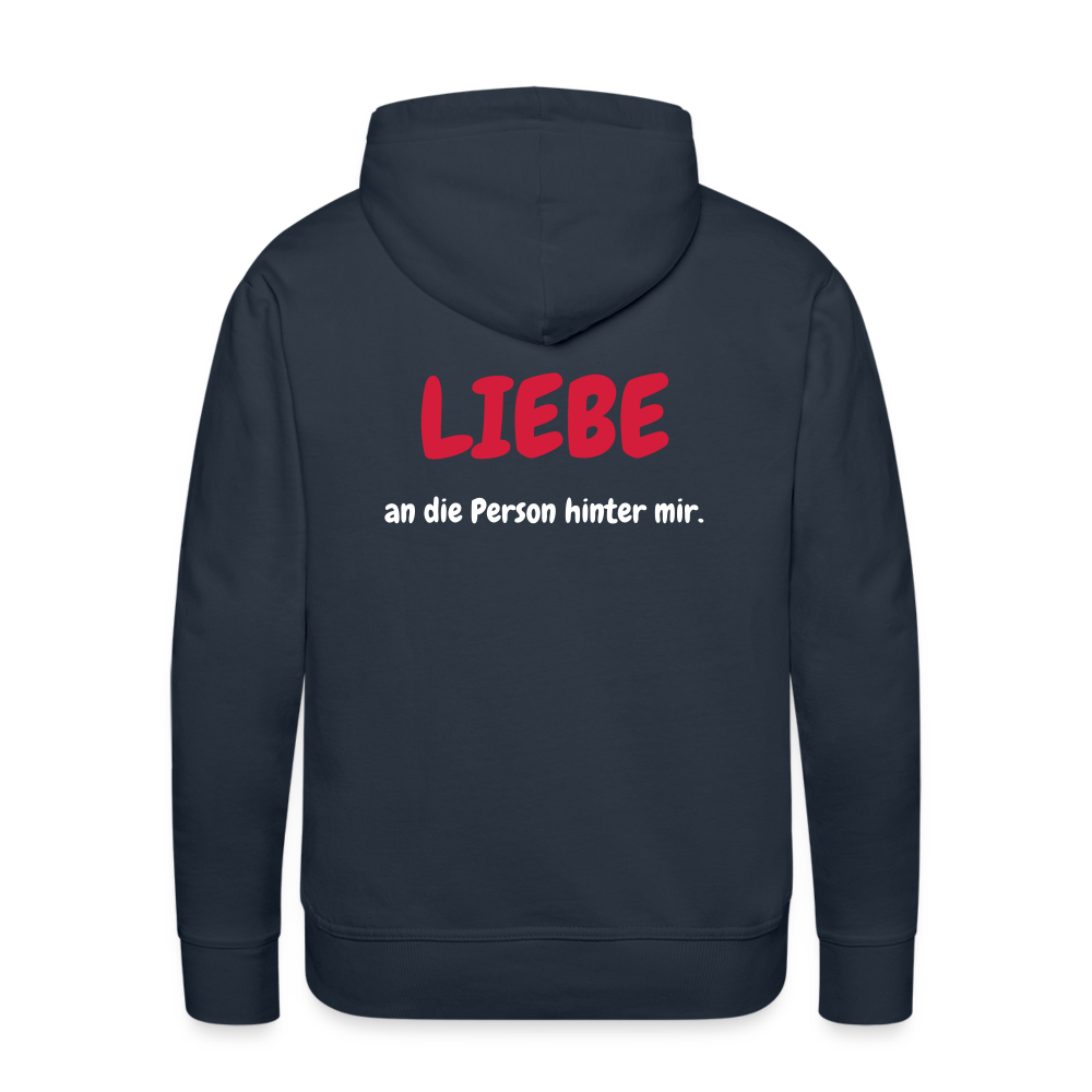 SSW1423 Hoodie LIEBE an die Person hinter mir - Navy