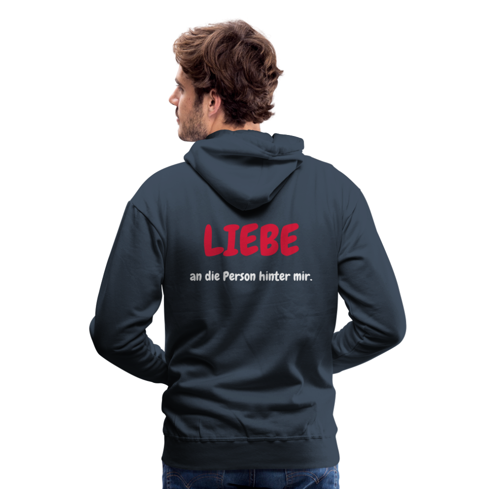 SSW1423 Hoodie LIEBE an die Person hinter mir - Navy