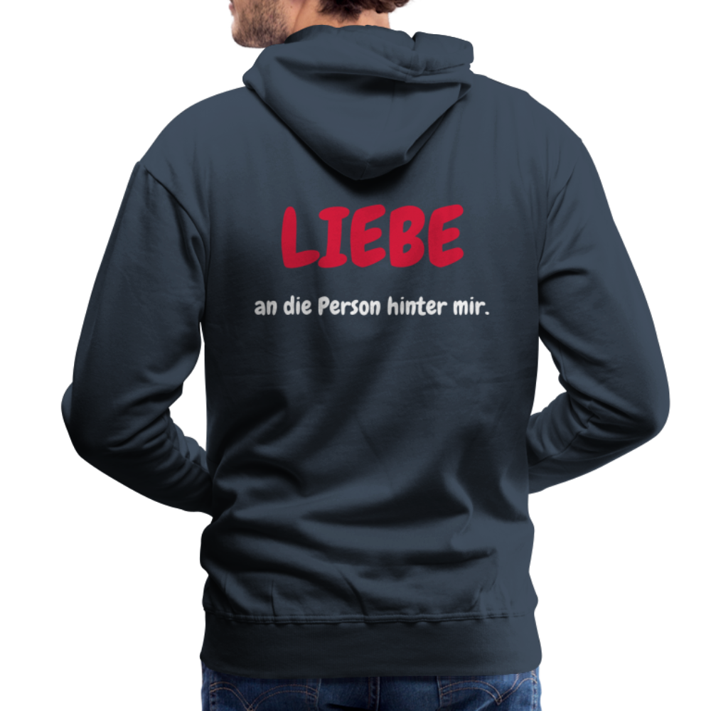 SSW1423 Hoodie LIEBE an die Person hinter mir - Navy