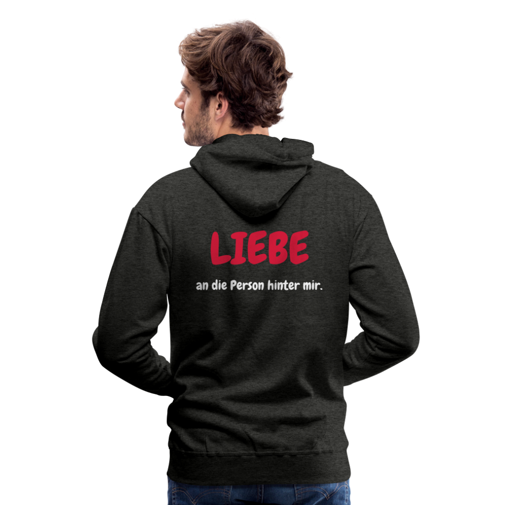 SSW1423 Hoodie LIEBE an die Person hinter mir - Anthrazit