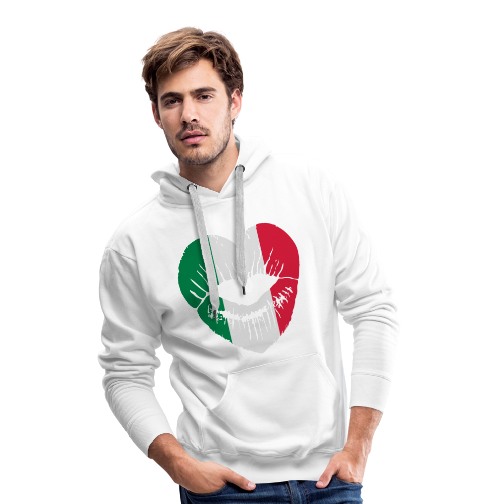 SSW1422 Hoodie Italienischer Kuss - weiß