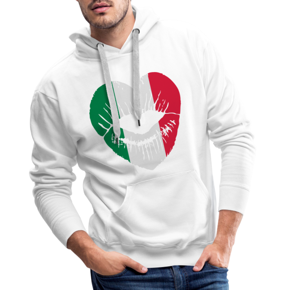 SSW1422 Hoodie Italienischer Kuss - weiß