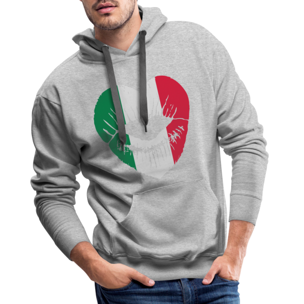 SSW1422 Hoodie Italienischer Kuss - Grau meliert