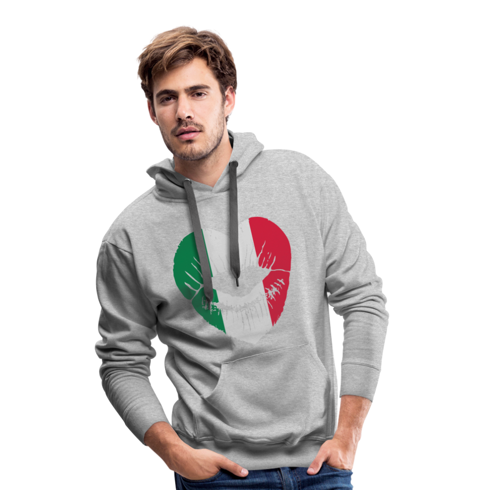 SSW1422 Hoodie Italienischer Kuss - Grau meliert