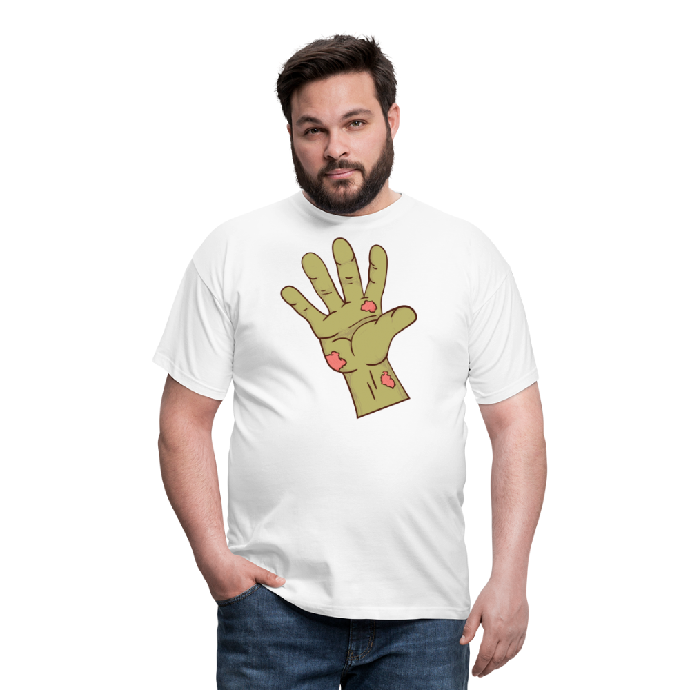 SSW1436 Tshirt Zombie hand - weiß