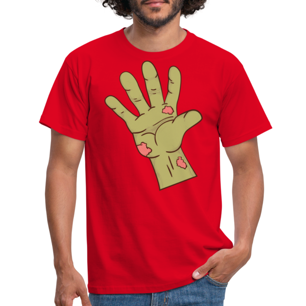 SSW1436 Tshirt Zombie hand - Rot