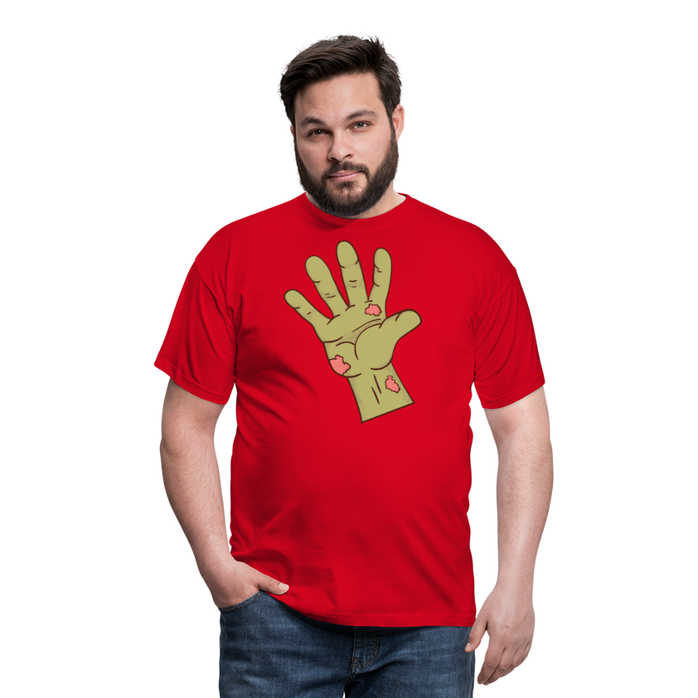 SSW1436 Tshirt Zombie hand - Rot