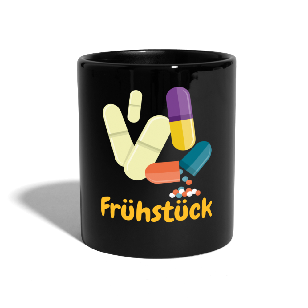 SSW1444 Kaffeetasse Frühstück Pillen - Schwarz