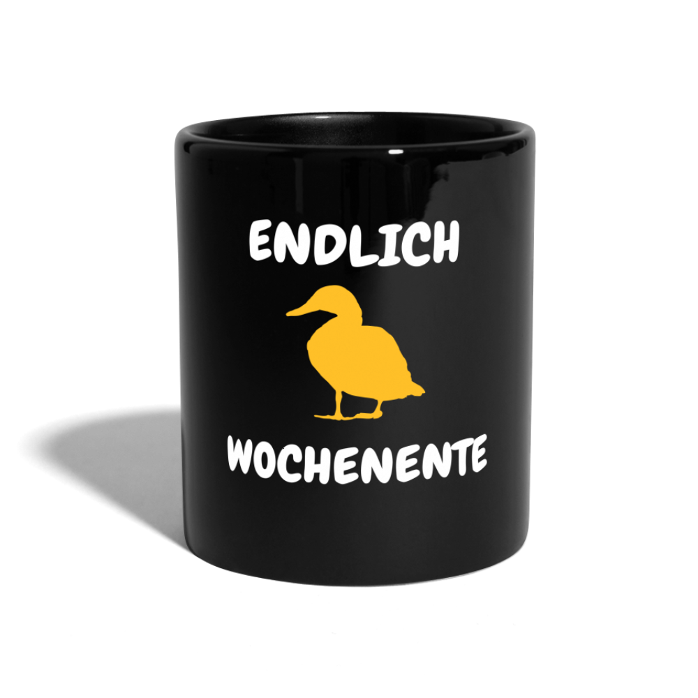 SSW1452 Kaffeetasse WOCHENENTE - Schwarz