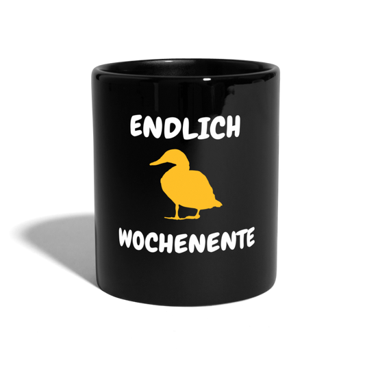 SSW1452 Kaffeetasse WOCHENENTE - Schwarz