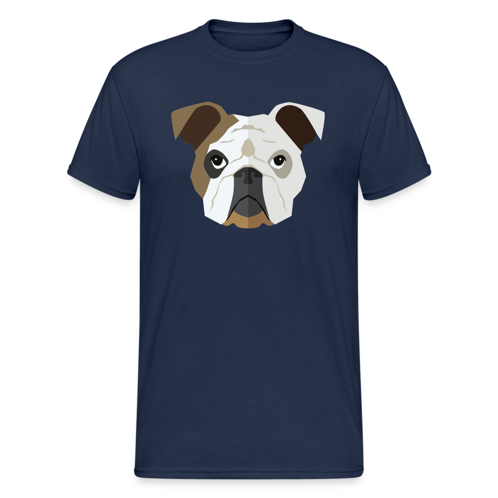 SSW1460 Tshirt Hund Gesicht - Navy