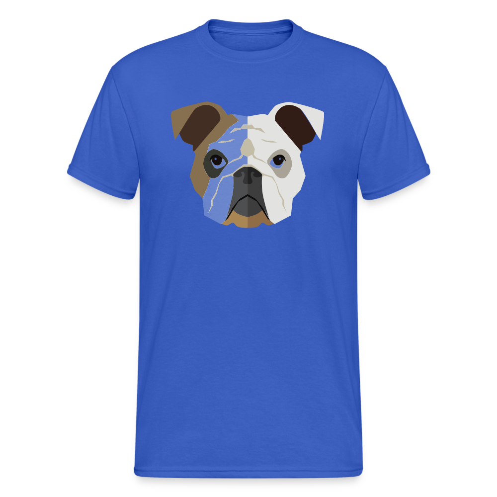 SSW1460 Tshirt Hund Gesicht - Königsblau